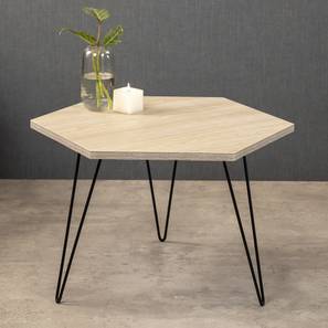 a tiny mistake Pine Hexagonal Engineered Wood Coffee Table in Matte Finish-picture-8