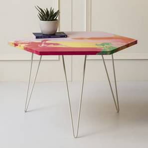 Neon Hexagonal Engineered Wood Coffee Table in Matte Finish-image-35