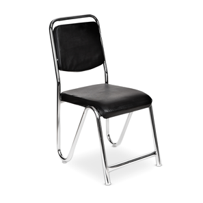 Study Chair Design Ronald Leatherette Study Chair in Black Colour