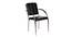 Intex Visitor Chair- Black (Black) by Urban Ladder - Front View Design 1 - 847228