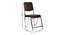 Donald Visitor Chair - Black,Brown (Brown) by Urban Ladder - Ground View Design 1 - 847235