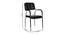 Indus Visitor Chair- Black (Black) by Urban Ladder - Ground View Design 1 - 847238