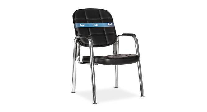 Brio Visitor Chair- Black (Black) by Urban Ladder - Front View Design 1 - 847247