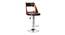 Tawang Bar Stool - Black Brown (Chrome Finish) by Urban Ladder - Front View Design 1 - 847251