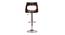 Tawang Bar Stool - Black Brown (Chrome Finish) by Urban Ladder - Design 1 Side View - 847257