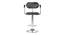 Morgan Bar Stool - Black Brown (Chrome Finish) by Urban Ladder - Design 1 Side View - 847269