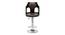 Czech Bar Stool - Black Brown (Chrome Finish) by Urban Ladder - Front View Design 1 - 847275