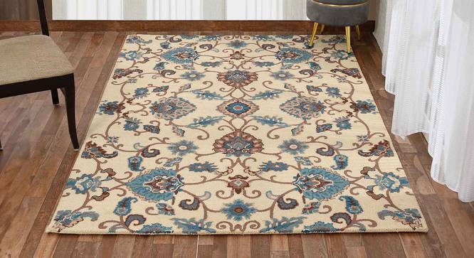 Shellmulticolor Wool Carpet (Multicolor, 5 x 7 Feet Carpet Size) by Urban Ladder - Front View Design 1 - 847390