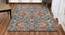 Wilbur Blue Wool Carpet (Blue, 4 x 6 Feet Carpet Size) by Urban Ladder - Front View Design 1 - 847392