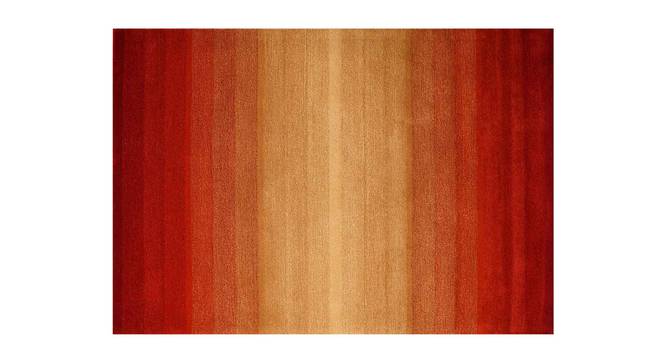 Sardis Orange Wool Carpet (Orange, 3 x 5 Feet Carpet Size) by Urban Ladder - Design 1 Side View - 847433