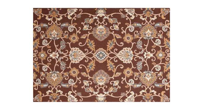 Blaine Brown Wool Carpet (Brown, 6 x 9 Feet Carpet Size) by Urban Ladder - Design 1 Side View - 847470