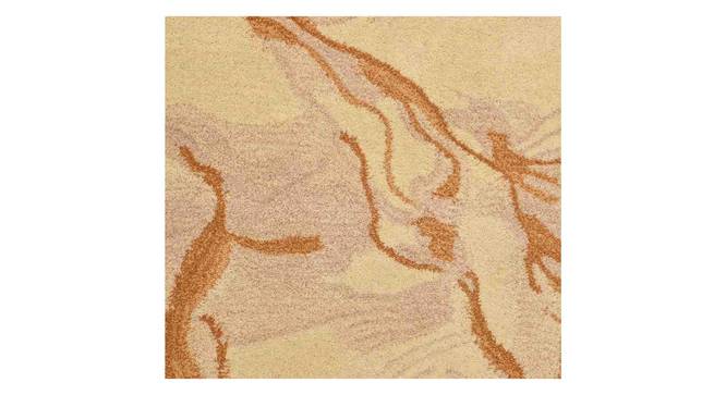 Mirage Gold Wool Carpet (Gold, 4 x 6 Feet Carpet Size) by Urban Ladder - Ground View Design 1 - 847472