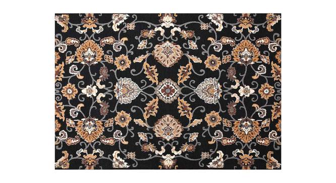 Holly Black Wool Carpet (Black, 4 x 6 Feet Carpet Size) by Urban Ladder - Design 1 Side View - 847626