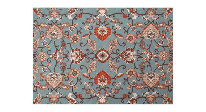 Wilbur Blue Wool Carpet (Blue, 5 x 7 Feet Carpet Size) by Urban Ladder - Design 1 Side View - 847633
