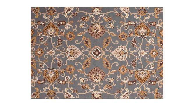 Bertoia Grey Wool Carpet (Grey, 4 x 6 Feet Carpet Size) by Urban Ladder - Design 1 Side View - 847635