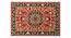 Yuten Red Wool Carpet (Red, 4 x 6 Feet Carpet Size) by Urban Ladder - Design 1 Side View - 847638