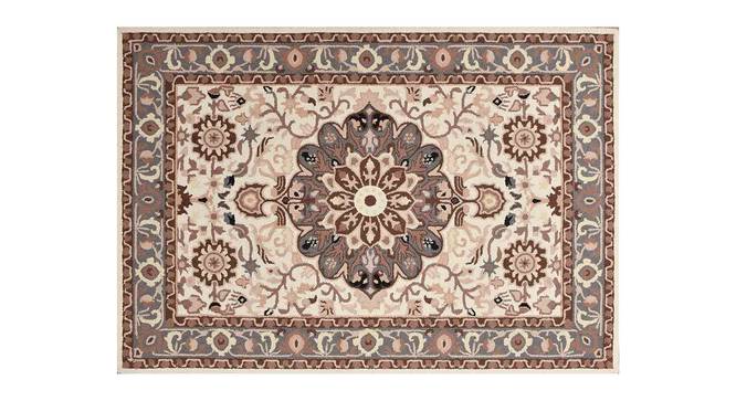 Rickman Beige Wool Carpet (Beige, 5 x 7 Feet Carpet Size) by Urban Ladder - Design 1 Side View - 847645