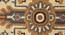Abigail Gold Wool Carpet (Gold, 4 x 6 Feet Carpet Size) by Urban Ladder - Ground View Design 1 - 847708