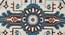 Adiya Blue Wool Carpet (Blue, 4 x 6 Feet Carpet Size) by Urban Ladder - Ground View Design 1 - 847711