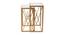 Valentino Frosted Glass Nesting Side Table in Dark Gold Finish - 1-96-1-14 (Golden Finish) by Urban Ladder - Design 1 Side View - 847840