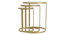 Nelson Nesting Side Table Set of 3 - 1-93-1-3 (Golden Finish) by Urban Ladder - Rear View Design 1 - 847859
