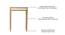 Valentino Frosted Glass Nesting Side Table in Dark Gold Finish - 1-96-1-14 (Golden Finish) by Urban Ladder - Rear View Design 1 - 847864