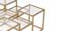 Valentino Clear Glass Bunching Coffee Table in Dark Gold Finish - 1-96-1-6 (Golden Finish) by Urban Ladder - Rear View Design 1 - 847866