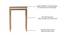 Valentino Black Glass Nesting Side Table in Dark Gold Finish - 1-96-1-13 (Golden Finish) by Urban Ladder - Ground View Design 1 - 847880