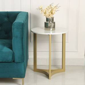 claymint Verona Metal Side Table in Golden Finish-picture-13