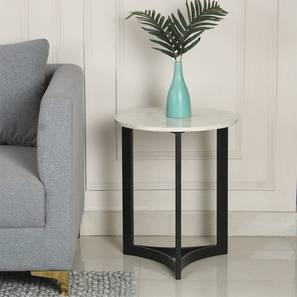 claymint Verona Metal Side Table in Black Finish-picture-18