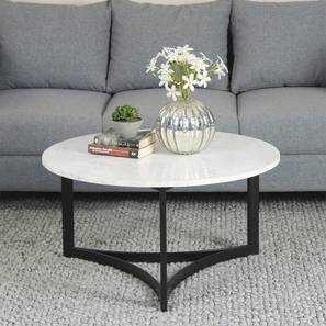 Verona Round Metal Coffee Table in Black Finish-image-39