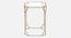 Hammond Glass Side Table In Gold Finish - 1-65-2-1 (Golden Finish) by Urban Ladder - Front View Design 1 - 847917