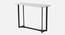 Verona Marble Console Table In Black Finish - 1-63-3-4 (Black Finish) by Urban Ladder - Front View Design 1 - 847926