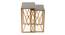 Valentino Black Glass Nesting Side Table in Dark Gold Finish - 1-96-1-13 (Golden Finish) by Urban Ladder - Design 1 Side View - 847931
