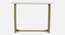 Verona Marble Console Table In Gold Finish - 1-63-3-1 (Golden Finish) by Urban Ladder - Design 1 Side View - 847943