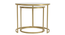 Nelson Nesting Set of 2 Coffee Table - 1-93-1-1 (Golden Finish) by Urban Ladder - Ground View Design 1 - 847946