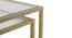 Stendal Nesting Coffee Table Set of 3 Glass Square - 1-95-1-1 (Golden Finish) by Urban Ladder - Rear View Design 1 - 847965