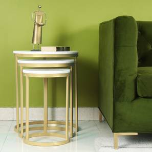 claymint Nelson Metal Side Table in Golden Finish-picture-18