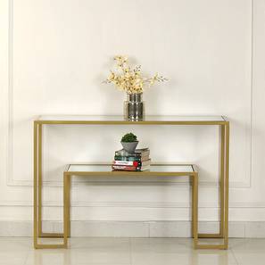 claymint Bridgeview Metal Side Table in Golden Finish-picture-20