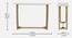Verona Marble Console Table In Gold Finish - 1-63-3-1 (Golden Finish) by Urban Ladder - Rear View Design 1 - 847990