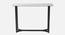 Verona Marble Console Table In Black Finish - 1-63-3-4 (Black Finish) by Urban Ladder - Rear View Design 1 - 847992