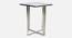 Merano Glass Side Table In Chrome Finish - 1-62-2-1 (Chrome Finish) by Urban Ladder - Front View Design 1 - 848018
