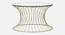 Perth Glass Coffee Table In Gold Finish - 1-13-1-1 (Golden Finish) by Urban Ladder - Ground View Design 1 - 848031