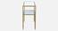 Bridgeview Glass Console Table In Gold Finish - 1-19-3-2 (Golden Finish) by Urban Ladder - Ground View Design 1 - 848039