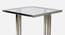 Merano Glass Side Table In Chrome Finish - 1-62-2-1 (Chrome Finish) by Urban Ladder - Ground View Design 1 - 848041