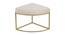 Benton Nesting Black Glass Coffee Table Set With 4 Stools In Gold Finish - 1-21-12-4 (Golden Finish) by Urban Ladder - Ground View Design 1 - 848056