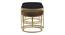 Benton Nesting Black Glass Coffee Table Set With 2 Stools In Gold Finish - 1-21-12-8 (Golden Finish) by Urban Ladder - Ground View Design 1 - 848064
