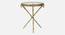 Bellmore Glass Side Table In Gold Finish - 1-24-2-3 (Golden Finish) by Urban Ladder - Design 1 Side View - 848107