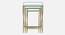 Melbourne Glass Nesting Side Table In Gold Finish - 1-10-6-2 (Golden Finish) by Urban Ladder - Design 1 Side View - 848112