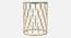 Belmont Clear Glass Side Table In Gold Finish - 1-1-2-2 (Golden Finish) by Urban Ladder - Design 1 Side View - 848120